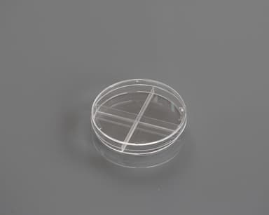 100 x 15 mm Petri Dish, X-Plate (4-section), stackable, sterile, 20/pk, 5