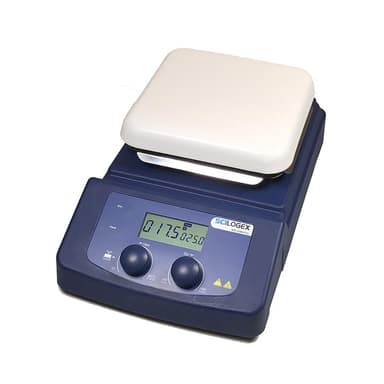SCI380HS-Pro LCD Digital 5.5 x 5.5 in. Magnetic Hotplate Stirrer, ceramic plate, 220V, 50/60Hz Euro Plug