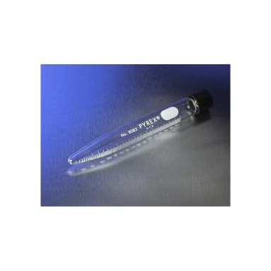 PYREX 50mL Conical Centrifuge Tubes with White Graduations, Screw Cap