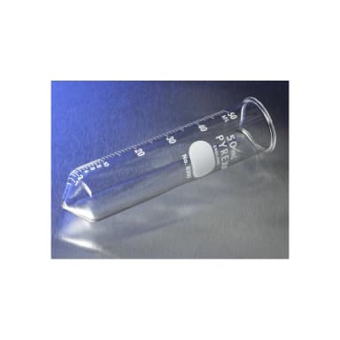 PYREX 50mL Conical Centrifuge Tube, White Graduations with Pourout