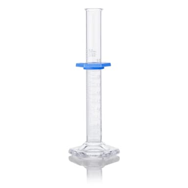 Cylinder, Graduated, Globe Glass, 10mL, Class A, To Deliver (TD), Dual Grads, ASTM E1272, 1/Box - CS/6