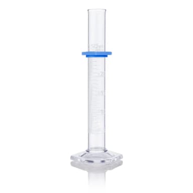 Cylinder, Graduated, Globe Glass, 25mL, Class A, To Deliver (TD), Dual Grads, ASTM E1272, 1/Box - CS/6