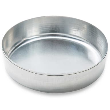 Aluminum Dish, 72mm, 2.0g (70mL), Smooth Wall without Tab