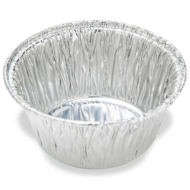 Aluminum Weigh Dish, 70mm OD, 70ml, Crimped Side and Curled Lip - CS/1000