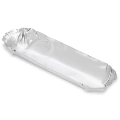 Aluminum Weigh Dish, U Round, 65 L x 18W x 9mmH, 10ml - cs-1600