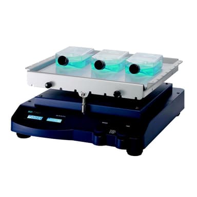 SCI-RPro LCD Digital Rocker, 9° angle, with 18900155 Anti-Slip tissue culture flask platform , 100-220V, 50/60Hz, Euro Plug