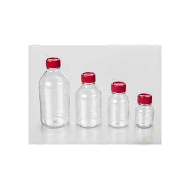 Costar 125mL Traditional Style Polystyrene Storage Bottles with 45mm Caps