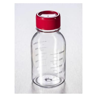 Costar 250mL Traditional Style Polystyrene Storage Bottles with 45mm Caps