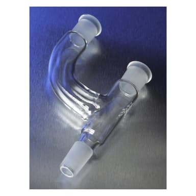 PYREX Claisen Three-Way Connecting Adapter with 19/22 Standard Taper Joints