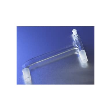 Three-Way Distilling Connecting Adapter with Two 24/40 Standard Taper Joints