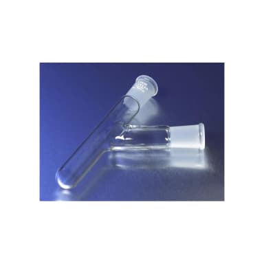 PYREX Combination Reaction and Receiver Tube with Two 24/40 Standard Taper Outer Joints