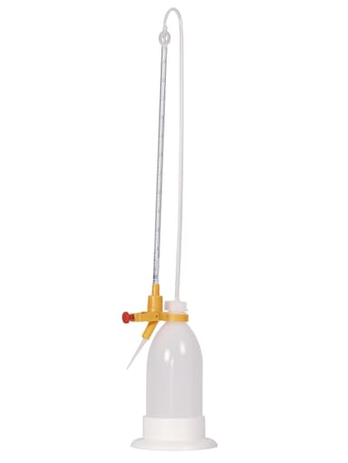 Titrating burette automatic, borosil. glass, 25ml