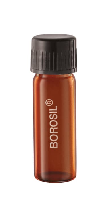 Amber Culture Tubes Media Flat Bottom PP cap with Liner 5 mL