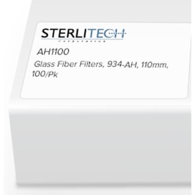 934-AH Borosilicate Glass Microfiber, 110mm, 100/Pk