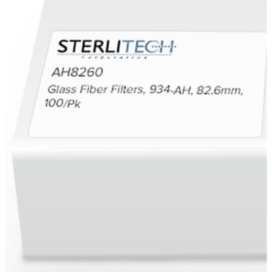Borosilicate Glass Microfiber, 82.6mm, 100/Pk