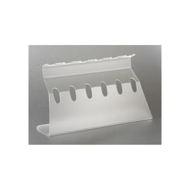Universal Linear Stand for Six Pipettors, Transparent (six single-channel, maximum of three 8-channel or 12-channel pipettors)