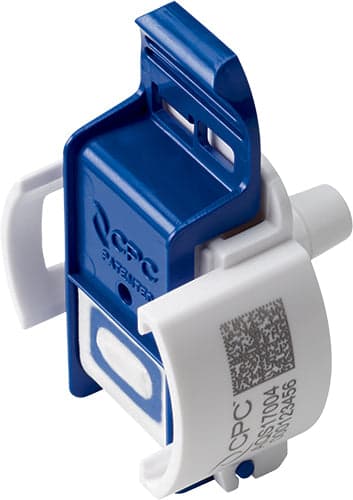 CPC® AseptiQuik S Connector,  1/4" Hose Barb Genderless, PC, AQS17004, 5/PK