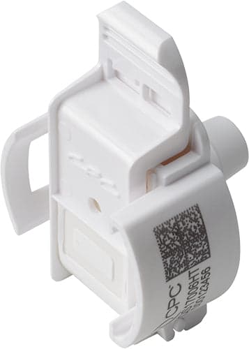 CPC® AseptiQuik S HT Connector,  3/8" Hose Barb Genderless, PC, AQS17006HT, 25/PK
