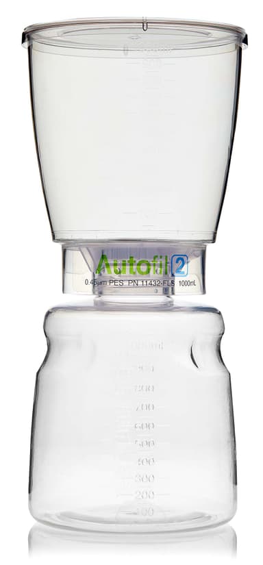 Autofil® Sterile Disposable Bottle Top Vacuum Filter Units with 0.1 µm PES Membrane for Mycoplasma Removal, 1,000 mL, 12/CS