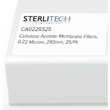 Cellulose Acetate Membrane Filters, 0.2 Micron, 293mm, 25/pk