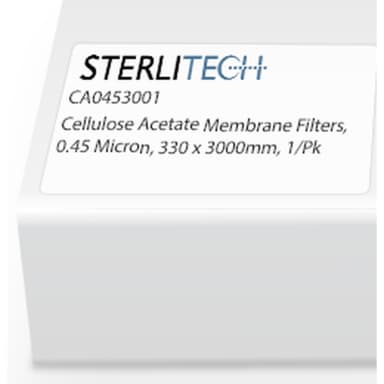 Cellulose Acetate Membrane Filters, 0.45 Micron, 300 x 3000mm, 1/Pk