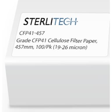 Grade CFP41 Cellulose Filter Paper, 457mm, 100/Pk