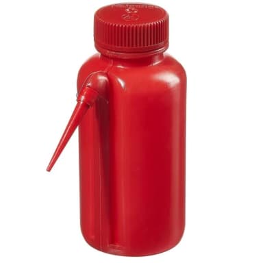 Wash Bottle Unitary Red LDPE 250 mL