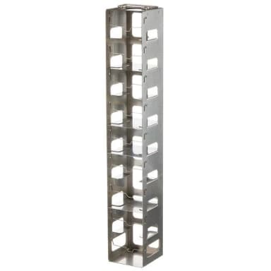 Vertical CryoBox Rack 1.2/2.0 ml 9-Shelf 5x5 Box SS 83 x 84 x 502 mm