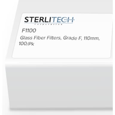 Grade F Borosilicate Glass Microfiber, 110mm, 100/Pk