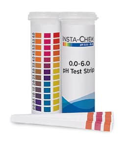 Multi-pad pH strip 0-6, Carton/6