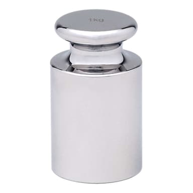 1KG-C Calibration Weight , 1kg, OIML Class F2, includes ISO 17025:2017 Cert. of Calibration