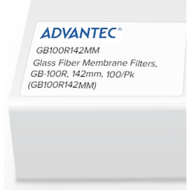 Glass Fiber Membrane Filters, GB-100R, 142mm, 100/Pk