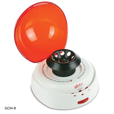 Centrifuge, Mini, 8-Place, 7000rpm Fixed Speed, 120v, 60Hz, US Plug, Red Lid (Includes: 8-Place Rotor for 1.5mL/2.0mL Tubes, 2 x 8 Place Rotor for PCR Tubes