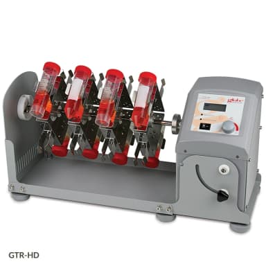 Tube Rotator, Horizontal, Digital, Adjustable Speed and Angle, 120-240v, 50/60Hz, US, UK, EU Plu(Includes: 16-Place Tube Holder for 50mL Tubes)
