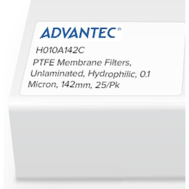 PTFE Unlaminated Membrane Filters, Hydrophilic, 0.2 Micron, 13mm, 100/Pk