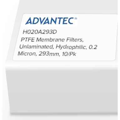 PTFE Unlaminated Membrane Filters, Hydrophilic, 0.5 Micron, 13mm, 100/Pk