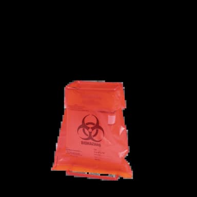 Biohazard Bags, PP 19x23" (483x584mm), Red