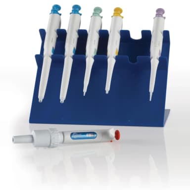 Pipette Stand ABS Plastic, 6-Place, Blue