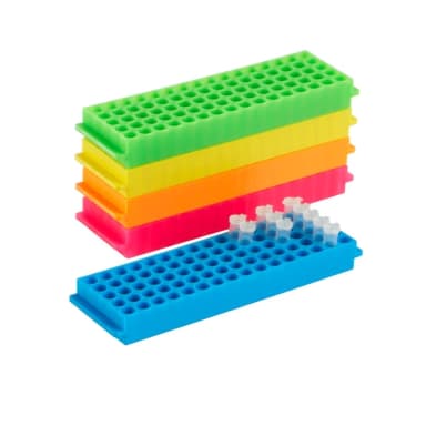 80-Well Microtube Rack, Blue