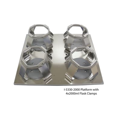 Platform with 4 x 2000mL flask clamps