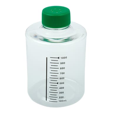 490cm² Roller Bottle, Tissue Culture Treated, Printed Graduations, Vented Cap, Sterile