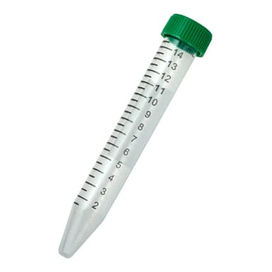 15mL Centrifuge Tube – Plastic Rack, Sterile