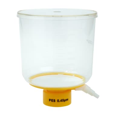 1000mL Bottle Top Filter, PES Filter Material, 0.45µm, 90mm, Sterile