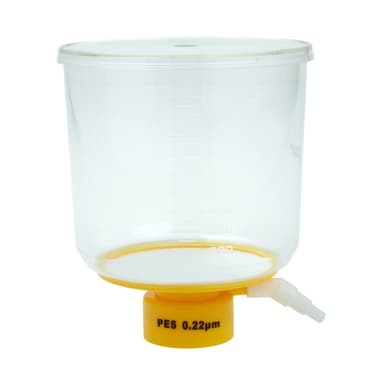 1000mL Bottle Top Filter, PES Filter Material, 0.22µm, 90mm, Sterile