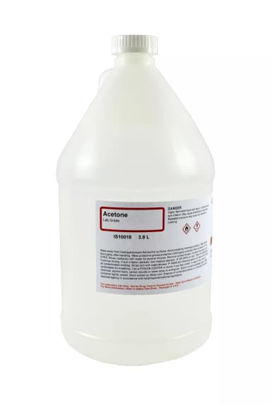 ACETONE, LAB GRADE, 3.8L (SS)