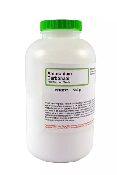 AMMONIUM CARBONATE POWDER L/G 500G AA0230-500G
