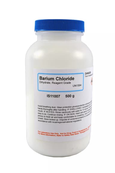 BARIUM CHLORIDE DIHYDRATE R/G 500G