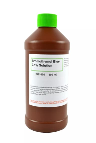 BROMOTHYMOL BLUE SOLUTION 0.1% (AQUEOUS) 500ML