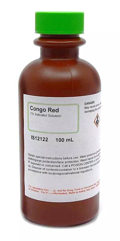 CONGO RED SOLUTION 1.0% INDICATOR 100ML