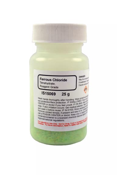FERROUS CHLORIDE TETRAHYDRATE R/G 25G FF0170-25G